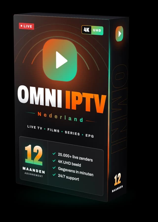 Omni IPTV abonnement 12 maanden – productdoos