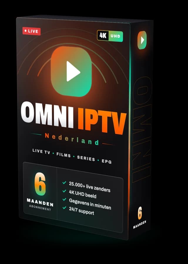 Omni IPTV abonnement 6 maanden – productdoos
